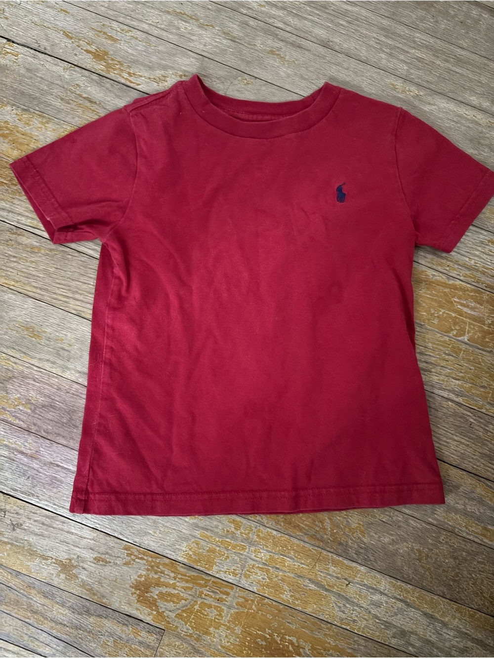 Ralph Lauren Kids Deep Red Short Sleeve Polo Tee